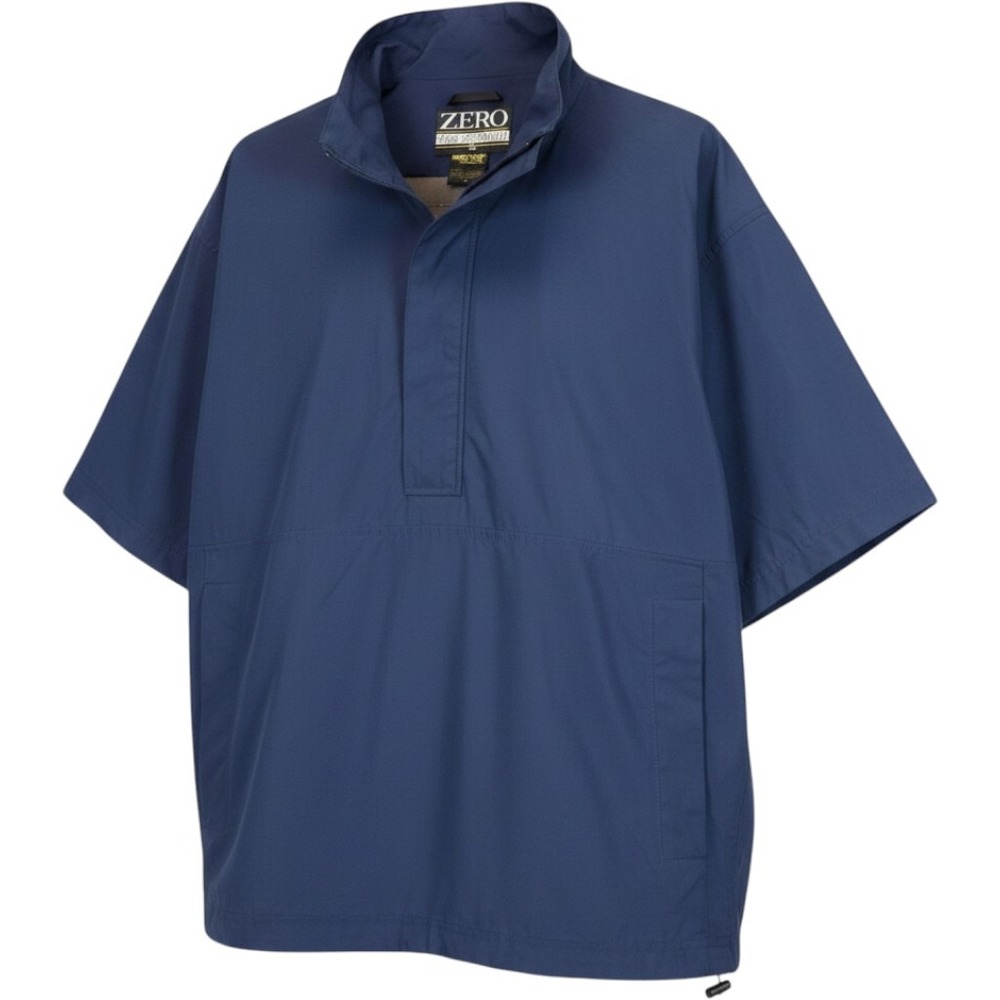 Zero Restriction Golf Pullover Mens M Navy Blue Gore-Tex Paclite Snap Winbreaker